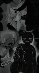 big_penis black_body black_cum black_eyes black_pupils black_skin blowjob blowjob_only coat cock cum cum_in_mouth dick dominant dominant_male domination dr._beanies_(mewgenics) erect_penis erection gay gay_male gay_sex huge_balls huge_cock mewgenics penis semen semen_in_mouth semen_on_body semen_on_face sex shymoth sperm steven_(mewgenics) steven_(time_fcuk) white_coat white_eyes white_pupils white_skin