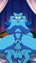 animated areola areolae furry gumball_watterson hyper_balls hyper_breasts hyper_penis incest male/female nicole_watterson nipples papriko reverse_cowgirl_position sex sound tagme the_amazing_world_of_gumball vaginal_penetration vaginal_sex video