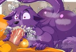 absurd_res anthro anthro_on_anthro anthro_penetrated anthro_penetrating anthro_penetrating_anthro anthro_penetrating_male anus balls big_butt big_penis bodily_fluids butt canid canine canis catnap_(poppy_playtime) claws cum cum_in_mouth cum_inside dogday_(poppy_playtime) domestic_cat duo ejaculation erection felid feline felis fellatio fur genital_fluids genitals heart_eyes heart_symbol hi_res humanoid_genitalia humanoid_penis male male/male male_on_anthro male_penetrated male_penetrating male_penetrating_anthro male_penetrating_male mammal mascot_horror mob_entertainment musk nude oral oral_penetration orange_body penetration penile penile_penetration penis pink_genitals pink_penis poppy_playtime purple_body purple_fur sex smiling_critters sweat sweaty_butt tail tocatao vein veiny_penis wolf yellow_body yellow_genitals