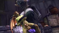 2futas 3d animated areolae argonian balls big_penis bouncing_breasts breasts cleavage coot27 dickgirl erection futa_on_futa futa_only futanari huge_breasts imp intersex larger_futanari nipples no_sound penis sex size_difference skyrim smaller_futanari source_filmmaker stomach_bulge testicles the_elder_scrolls video