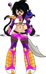 1boy 1female 1girls 2021 :d :d_smile black_hair black_hair_female clothed clothed_female clothing curvaceous curvaceous_body curvaceous_female curvaceous_figure curvaceous_hips curvaceous_thighs curves curvy curvy_body curvy_female curvy_figure curvy_hips curvy_thighs cyclone-sama digital_art digital_drawing digital_drawing_(artwork) digital_media digital_media_(artwork) dragon dragon_ball dragon_ball_xenoverse female fishnet_legwear fishnet_stockings fishnet_thighhighs fishnets hourglass_figure hourglass_figured_female looking_at_viewer midriff original original_character round_boobies round_boobs round_breasts round_tits round_titties saiyan saiyan_armor saiyan_female saiyan_girl saiyan_oc scar scar_across_eye scar_on_face shenron skimpy skimpy_armor skimpy_clothes skimpy_outfit smile smile_at_viewer smiley_face smiling smiling_at_viewer story story_at_source story_in_description story_in_picture sword sword_on_back swordswoman underboob underboob_shirt voluptuous voluptuous_body voluptuous_female yin_yang yin_yang_pin yin_yang_symbol