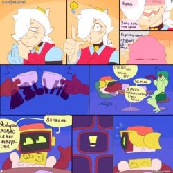brawl_stars colette_(brawl_stars) colt_(brawl_stars) comic comics dialogue oimaginacion pubbred russian_text text translated