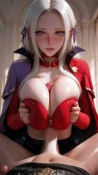 ai_assisted ai_generated animated blush boobjob breast_squeeze breasts collarbone dreamblend edelgard_von_hresvelg erection female fire_emblem large_breasts large_cock lips looking_at_viewer nipples paizuri penis pov solo solo_focus sound straight tagme uncensored video