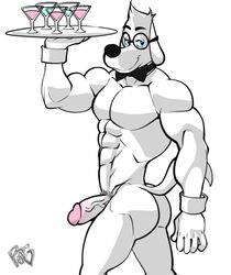 20th_century_fox 5_fingers alcohol anthro anthrofied ass beverage blue_eyes bobthetanuki canid canine canis domestic_dog dreamworks edit erection eyewear father fingers fur genitals glasses humanoid_penis jay_ward_productions looking_back male_only mammal mr._peabody mr._peabody_and_sherman nude parent penis solo white_body white_fur wine wine_glass