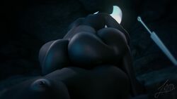 1girls 3d adriandustred animated anus areola areolae ass big_ass black_penis black_skin cave cowgirl_position erection female hollow_knight hornet_(hollow_knight) male_on_female male_with_female nipples nude penetration penis pussy reverse_cowgirl_position sex small_breasts sound source_filmmaker thick_thighs veiny_penis video wide_hips