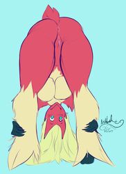 1girls 2020 anthro anthrofied anus artblush ass avian bent_over big_ass big_butt blaziken bottomless breasts bubble_ass bubble_butt butt clitoris clothed clothing dat_ass dated eye_contact female furry grabbing_legs huge_ass huge_breasts huge_butt looking_at_viewer multicolored_feathers nintendo nude pokemon pokemon_(species) pokemon_rse presenting presenting_hindquarters pussy sketch source_request tail text thick_thighs video_games watermark wide_hips