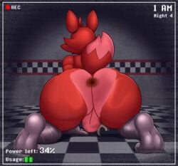 2020 acstlu ass backsack camera dark drawings edit fanart five_nights_at_freddy's fox foxy_(fnaf) furry gay love male male_only nightclub on_knees play2009_ presenting_hindquarters rear_view recording sex yiff