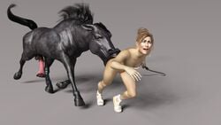 1animal 1boy 1girls 3d celebrity female feral horse horsecock human jennifer_aniston male penis scared stallion theredguy1 zoophilia