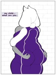 2d 2d_(artwork) 2d_artwork ass ass_focus ass_grab big_ass big_butt color dialogue dress english english_dialogue english_text hosses21 tagme text toriel undertale undertale_(series)