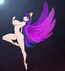 1girls barefoot big_breasts breasts crown earrings energy_wings feet female female_focus female_only friendship_is_magic hasbro human human_only humanized jewelry large_breasts long_hair my_little_pony nude nude_female princess_twilight_sparkle_(mlp) profile purple_eyes purple_hair queen_twilight_sparkle_(mlp) scorpdk smile solo solo_female thighs toes transparent_wings twilight_sparkle_(mlp) very_long_hair