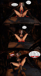 3d anal anal_insertion anus ass batman:_arkham_city batman_(series) blonde_hair bubble_butt busty cassie_cage clayface comic dc dc_comics english_text harley_quinn_(cosplay) hourglass_figure knee_boots lenaid long_hair mortal_kombat mortal_kombat_11 pussy sex_toy speech_bubble spread_legs tagme thick_thighs vagina wide_hips