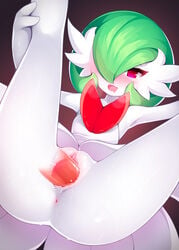 2020 blush cute female flat_chest front_view gardevoir humanoid male mega_evolution mega_gardevoir nintendo no_breasts nude penetration pokémon_(species) pokemon pokemon_(species) pov presenting presenting_pussy purple_eyes pussy simple_background smile solo_focus spread_legs spreading straight