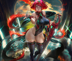 pyra from nintendo by sakimichan