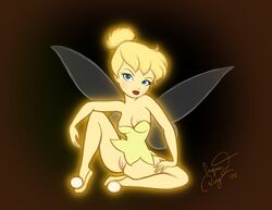 2000s 2008 disney disney_fairies enigmawing nipples peter_pan_(disney) pussy solo tagme tinker_bell