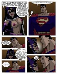 comic dc dc_comics dcau female helena_bertinelli huntress_(dc) justice_league justice_league_unlimited male martian_manhunter sharpie_(artist) superman superman_(series)