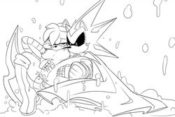 amy_rose blush bodily_fluids cum hands_on_stomach looking_pleasured metal_sonic milking_machine neo_metal_sonic nipples orgasm_face pinkthehedgehog2 pussy_juice questionable_consent slime sonic_(series) straight tentacle tentacle_sex unusual_cum vaginal_penetration