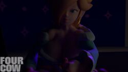 princess peach from mario (series) by four cow