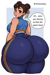 chun-li from street fighter by thickwaifuss