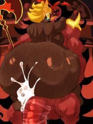 burning spice cookie from cookie run by adawndraws
