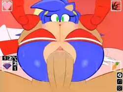 1girls anthro bimbo bimbofication ctrl-z cute female full_nelson genderswap_(mtf) hedgehog large_ass large_breasts large_penis male penis pussy rule_63 sega sonic_(series) sonic_the_hedgehog sonic_transformed_(series) sonic_transformed_3 sonique_the_hedgehog