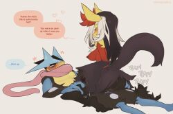 delphox from game freak by mythiilewdii