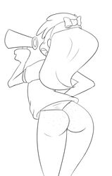 2016 chloe_carmichael female female_focus female_only freckles freckles_on_ass nickelodeon panties regacen straight_hair tagme the_fairly_oddparents thick_ass