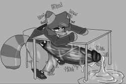 balls big_penis femboy gigantic_penis horny hung hung_femboy hyper hyper_balls hyper_femboy hyper_genitalia hyper_penis male male_only massive_penis monochrome penis precum render rendered sitting thick_penis thick_precum under_the_table