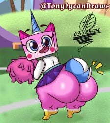 unikitty from cartoon network by tonylycandraws