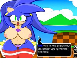 anthro ctrl-z cute genderswap_(mtf) hedgehog large_ass large_breasts rule_63 sega sonic_(series) sonic_the_hedgehog sonic_transformed_(series) sonic_transformed_3 sonique_the_hedgehog text