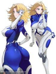 invisible woman from fantastic four by opalisart