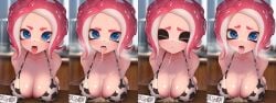 agent_8_(splatoon) big_breasts breasts cow_print cum cum_in_mouth cum_inside cum_on_breasts cumshot female hizake huge_breasts kashu_(hizake) lactating lactation milk milking octoling octoling_girl sequence splatoon splatoon_2 splatoon_2:_octo_expansion swallowing swallowing_cum