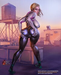 1girls anus_bulge areola_bulge ass big_anus big_areola big_ass big_breasts big_lips bimbo blonde_hair blue_eyes bodysuit breasts butt_grab cleavage dat_ass female female_only gwen_stacy gwen_stacy_(spider-verse) hips kinkyjimmy large_breasts looking_at_viewer looking_back marvel marvel_comics muscle_tone muscular_female presenting presenting_butt presenting_hindquarters puffy_areola pussy_bulge sagging_breasts sideboob skintight solo solo_female spider-gwen spider-man:_into_the_spider-verse spider-man_(series) spread_ass superheroine uncensored wide_hips