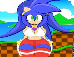 anthro ctrl-z cute genderswap_(mtf) hedgehog large_ass large_breasts rule_63 sega sonic_(series) sonic_the_hedgehog sonic_transformed_(series) sonic_transformed_3 sonique_the_hedgehog