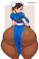 chun-li from street fighter by thickwaifuss