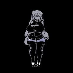 female sans from undertale by 1gonth