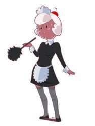 1female 1girls adventure_time blazbaros cartoon_network cherry_cream_soda female female_focus female_only girl maid maid_headdress maid_outfit maid_uniform solo solo_female solo_focus transparent_background