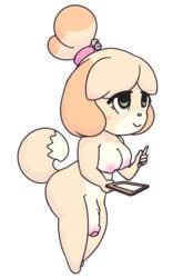 1futa alpha_channel animal_crossing anthro ass breasts canid canine canis clipboard domestic_dog foreskin fur furfireburst furfnsfw furry futa_only futanari green_eyes hair intersex isabelle_(animal_crossing) mammal nintendo nipples nude pencil_(disambiguation) penis shih_tzu simple_background smile solo standing thick_thighs toy_dog transparent_background uncut vein video_games wide_hips yellow_body yellow_fur