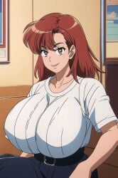 aged_up ai_generated big_ass big_breasts breast_expansion milf misaka_mikoto off_model poor_quality tktbro