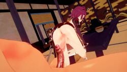 3d animated doutei_chinpo femboy footjob genshin_impact looking_at_viewer looking_back male mp4 naked no_pants no_sound nude nude_male nude_male_partially_clothed_male partially_clothed red_hair shikanoin_heizou source_request tagme twink unseen_male_face video yaoi