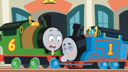 2boys accurate_art_style blowjob blush closed_eyes edit fellatio locomotive oral percy_the_small_engine sucking suprised suprised_look thomas_and_friends thomas_and_friends_all_engines_go thomas_the_tank_engine train what young young_on_young