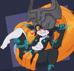 <3 1girls 2024 areolae bent_legs blush ear_grab fang female female_only fingering fingering_pussy fingering_self helmet hi_res holding_leg imp_midna long_hair looking_at_viewer masturbation midna nintendo nipples orange_hair pointy_ears prehensile_hair purplealacran pussy red_eyes small_breasts smiling smiling_at_viewer solo steamy_breath the_legend_of_zelda thick_thighs twilight_princess yellow_sclera