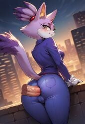 1boy ai_generated anal_through_clothes blaze_the_cat female penetration_through_clothes public r.ai.ven sex_through_clothes sonic_(series)