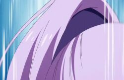 animated animated black_horns bouncing_breasts breasts female highres horn horns huge_boobs huge_breasts large_breasts long_hair nude oni oni_girl oni_horn oni_horns open_mouth out-of-frame_censoring purple_eyes purple_hair screaming shion_(tensei_shitara_slime_datta_ken) single_horn solo tensei_shitara_slime_datta_ken tongue upper_body