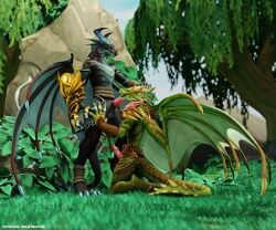 3d 3d_(artwork) dracthyr kingofdracthyr tagme warcraft world_of_warcraft