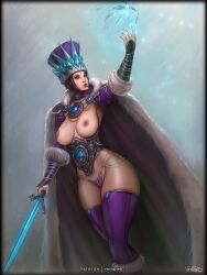 1girls big_breasts breasts breasts_out corset female female_only huge_breasts light-skinned_female light_skin panties revealing_clothes solo stockings thick_thighs thighhighs tzarina_katarin vempire voluptuous voluptuous_female warhammer_(franchise) warhammer_fantasy wide_hips