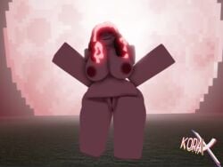 1girls 3d 3d_(artwork) animated demon female floating glowing kora_x koraxlust large_breasts n_(pilgrammed) nude outside pilgrammed roblox roblox_game robloxian rule_63 self_upload smile solo tagme tagme_(character) the_apex_of_chaos_(pilgrammed) thick_thighs video