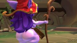 1girls 3d animated ass ass_expansion back_view breasts coot27 female female_only gigantic_ass huge_ass huge_breasts large_breasts league_of_legends lulu_the_fae_sorceress mp4 naked nude shortstack sideboob solo solo_female sound standing tagme video yordle