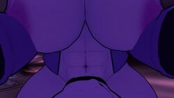 1futa 3d big_breasts blowjob deltarune futanari giving_head pov_blowjob purple_skin susie_(deltarune) susie_futanari_(deltarune) taker_pov vrchat vrchat_avatar