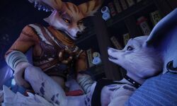 3d 3d_(artwork) tagme vixenpeeks vulpera vulpera_female vulpera_male warcraft world_of_warcraft