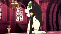 garbox gardevoir koikatsu nun nun_outfit pokemon pokemon_(species) praying seductive self_upload